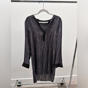 Vince Black & White Stripe Dress